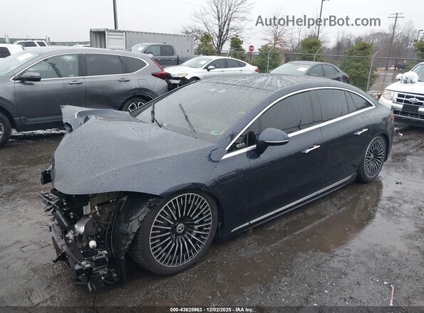 W1KCG2DB4NA005404 2022 MERCEDES-BENZ EQS 450+ Blue Передня ліва чверть