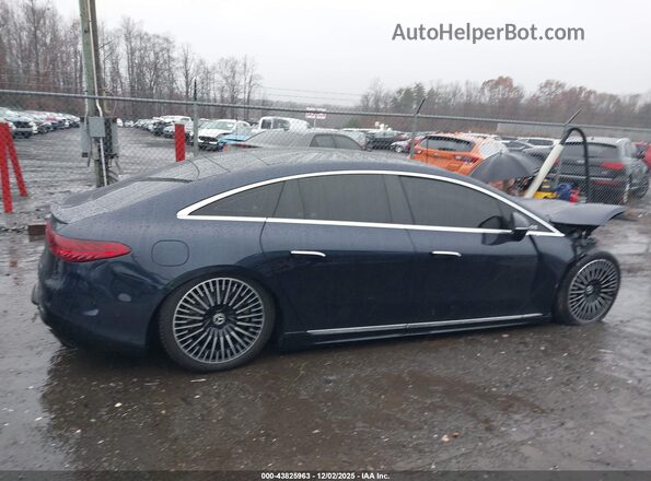W1KCG2DB4NA005404 2022 MERCEDES-BENZ EQS 450+ Blue Панорамний вид салону 360°