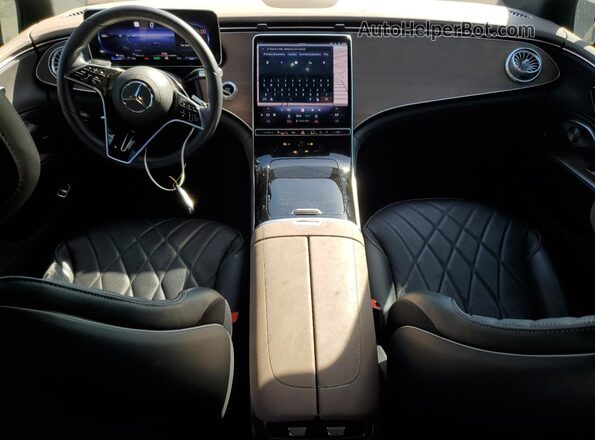 W1KCG2DB4NA013647 2022 MERCEDES-BENZ EQS Черный Вид панели приборов