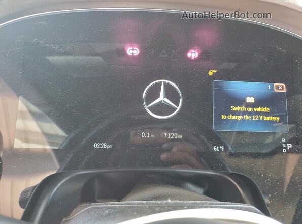 W1KCG2EB6RA045763 2024 MERCEDES-BENZ EQS Gray Widok zestawu wskaźników