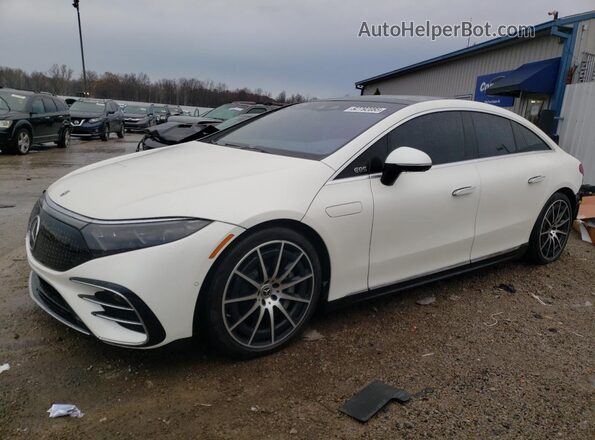 W1KCG4EB5NA001839 2022 MERCEDES-BENZ EQS White Vista tres cuartos delantera izquierda