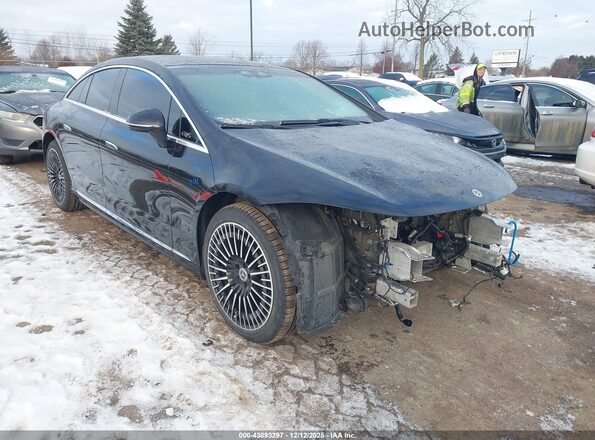 W1KCG4EBXNA003361 2022 MERCEDES-BENZ EQS 580 Черный Передняя правая четверть