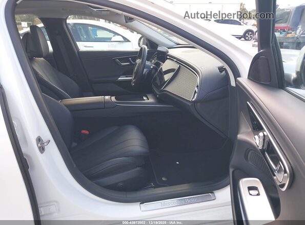 W1KLF4HB6SA097751 2025 MERCEDES-BENZ E-CLASS White Widok wnętrza z przodu