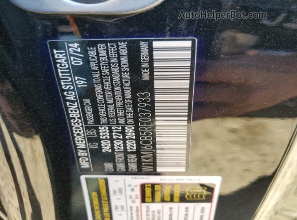 W1KMJ6CB5RF037933 2024 MERCEDES-BENZ CLE Black Vista del compartimento del motor
