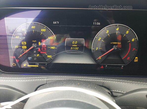 W1KUG8DB5LA570135 2020 MERCEDES-BENZ S Черный Вид щитка приборов