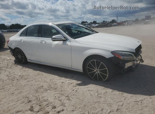 W1KWF8DB0MR620311 2021 MERCEDES-BENZ C Белый Передняя правая четверть