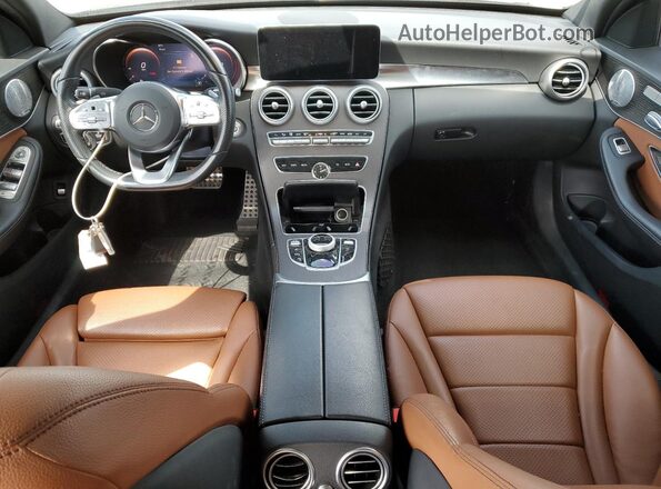 W1KWF8EB1MR649279 2021 MERCEDES-BENZ C Blue Vista del salpicadero