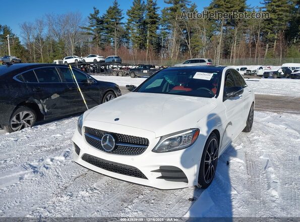 W1KWF8EB5LR598156 2020 MERCEDES-BENZ C-CLASS White Передня ліва чверть