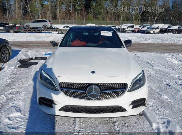 W1KWF8EB5LR598156 2020 MERCEDES-BENZ C-CLASS White Вид щитка приладів