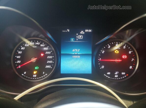 W1KWF8EB9MR653323 2021 MERCEDES-BENZ C White Вид щитка приладів