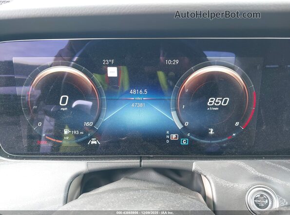 W1KZF8EB5NB034306 2022 MERCEDES-BENZ E-CLASS White Вид задніх сидінь
