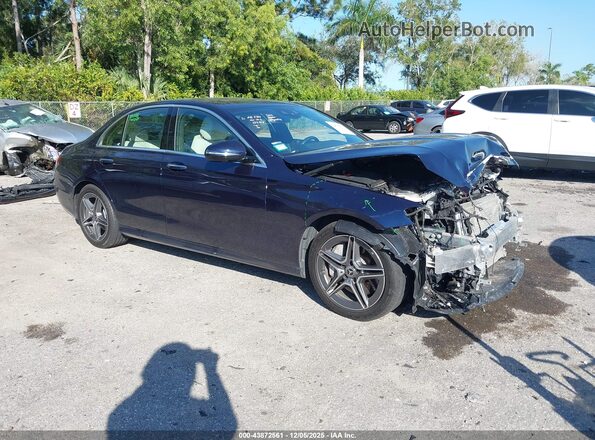 W1KZF8EBXMA947423 2021 MERCEDES-BENZ E-CLASS Синий Передняя правая четверть