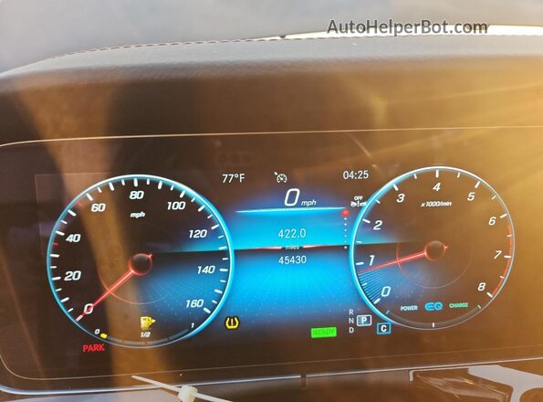 W1KZH6AB4NB060061 2022 MERCEDES-BENZ E Черный Вид щитка приборов
