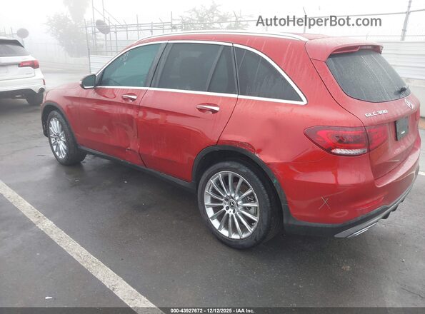 W1N0G8DB7LF799260 2020 MERCEDES-BENZ GLC 300 Red Rear left