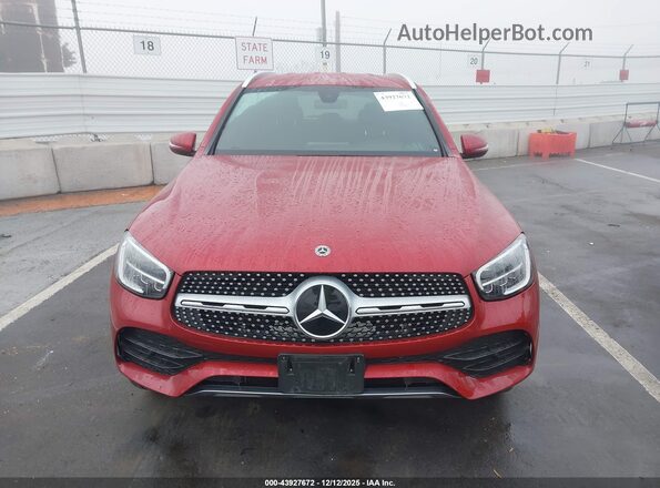W1N0G8DB7LF799260 2020 MERCEDES-BENZ GLC 300 Red Instrument cluster view