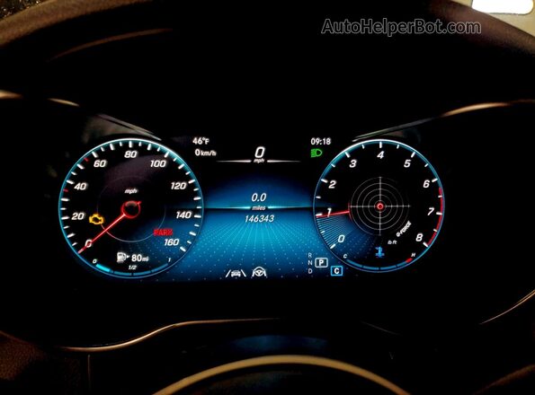 W1N0G8EB0MF871996 2021 MERCEDES-BENZ GLC-CLASS Черный Вид щитка приборов