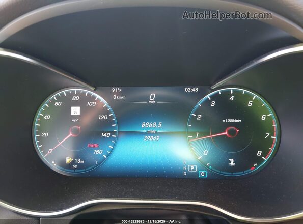 W1N0G8EB9MF869065 2021 MERCEDES-BENZ GLC 300 Белый Вид задних сидений