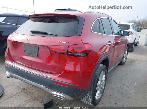 W1N4N4HB6MJ173675 2021 MERCEDES-BENZ GLA 250 Красный Задняя правая четверть