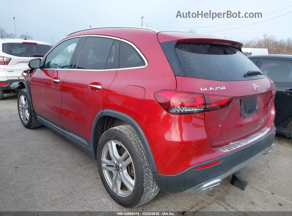 W1N4N4HB6MJ173675 2021 MERCEDES-BENZ GLA 250 Красный Задняя левая четверть