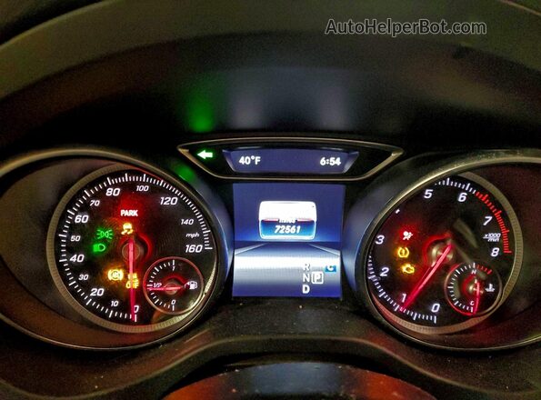 W1NTG4EB5LU030868 2020 MERCEDES-BENZ GLA Black Instrument cluster view