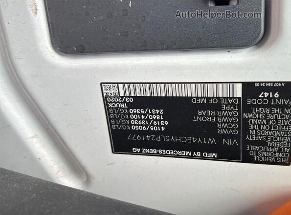 W1Y4ECHY5LP241977 2020 MERCEDES-BENZ SPRINTER  