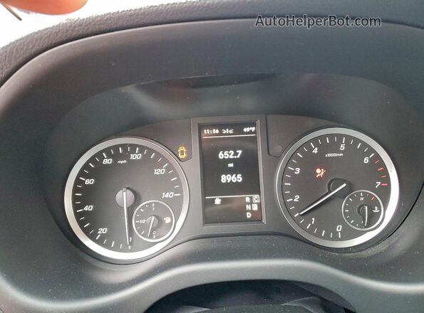 W1YV0CEY0P4258068 2023 MERCEDES-BENZ METRIS Серый Вид щитка приборов