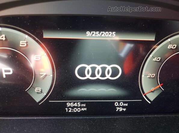 WA124AFY3P2124191 2023 AUDI SQ5 White Vista del cuadro de instrumentos