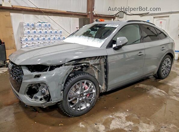 WA134AFY6M2070921 2021 AUDI SQ5 Gray Przód lewy