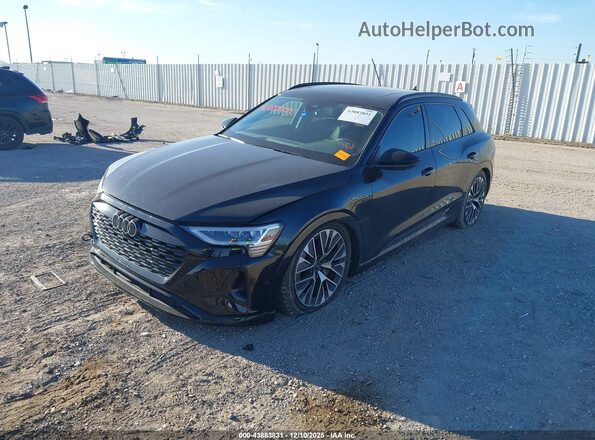 WA15AAGE6RB024583 2024 AUDI Q8 E-TRON Black წინა მარცხენა ხედი სამი მეოთხედიდან
