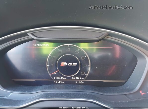 WA1A4AFY4J2226263 2018 AUDI SQ5 Серебряный Вид задних сидений
