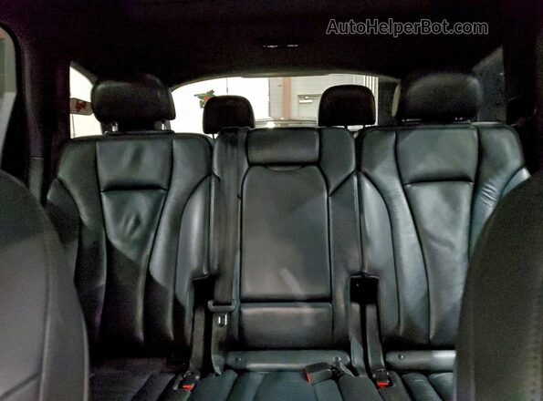 WA1AAAF78KD001897 2019 AUDI Q7 Черный Вид задних сидений