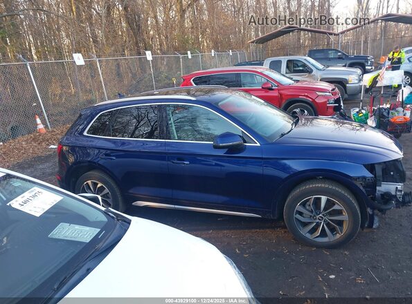 WA1AAAFY4M2006313 2021 AUDI Q5 Синий Вид задней части салона