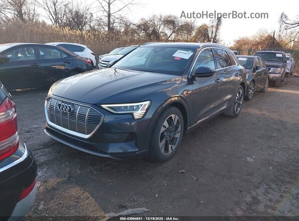 WA1AAAGE0MB020567 2021 AUDI E-TRON Gray წინა მარცხენა ხედი სამი მეოთხედიდან