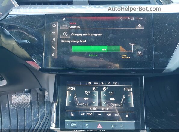 WA1AAAGE0MB020567 2021 AUDI E-TRON Gray 