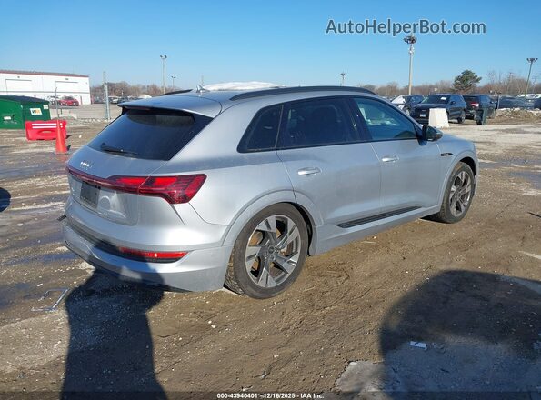 WA1AAAGE0MB026711 2021 AUDI E-TRON Silver Trasero derecho