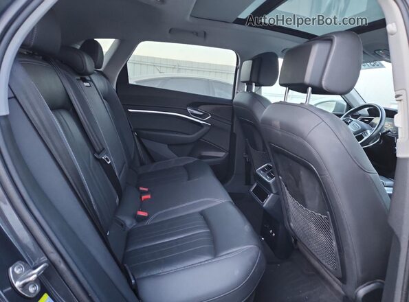 WA1AAAGE3MB013466 2021 AUDI E-TRON Gray უკანა სალონის ხედი