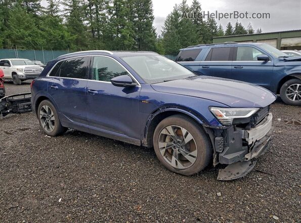 WA1AAAGE7MB013695 2021 AUDI E-TRON Blue წინა მარჯვენა
