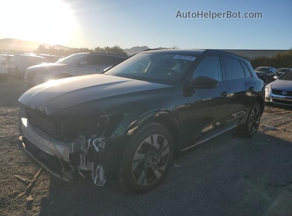 WA1AAAGE7MB022767 2021 AUDI E-TRON Black წინა მარცხენა ხედი სამი მეოთხედიდან