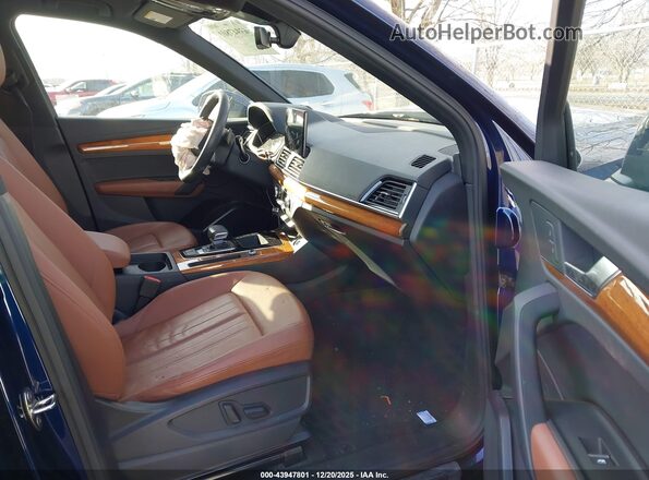 WA1ABAFY5P2081605 2023 AUDI Q5 Blue Widok wnętrza z przodu