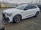 2022 Audi E-tron S Premium Plus White vin: WA1ACBGE3NB040250
