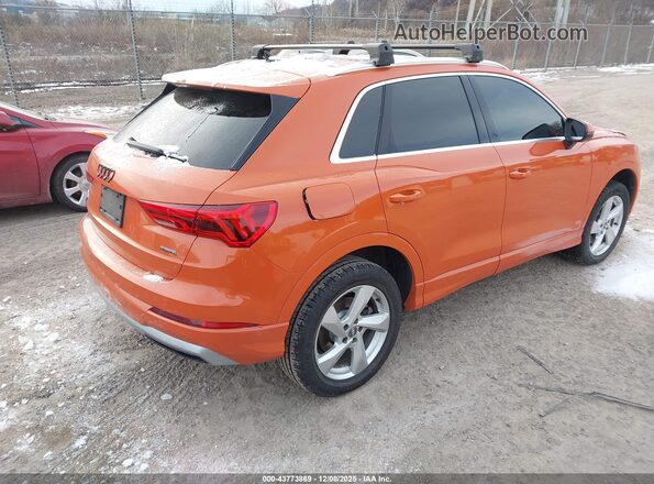 WA1AECF39K1078423 2019 AUDI Q3 Orange Trasero derecho