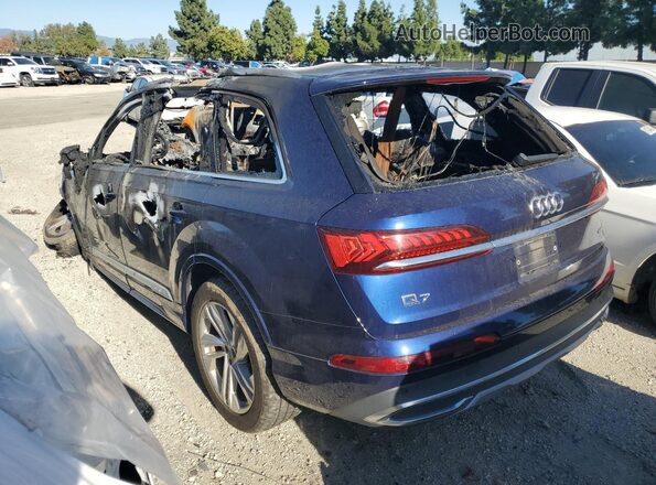 WA1AJAF76LD006629 2020 AUDI Q7 Синий Задняя левая четверть