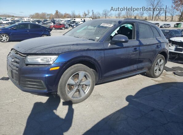 WA1ANAFY8L2117563 2020 AUDI Q5 Blue Przód lewy