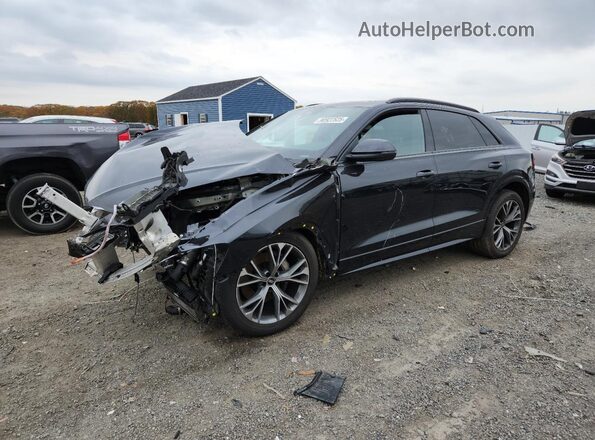 WA1AVAF15MD014500 2021 AUDI Q8 Black Передня ліва чверть