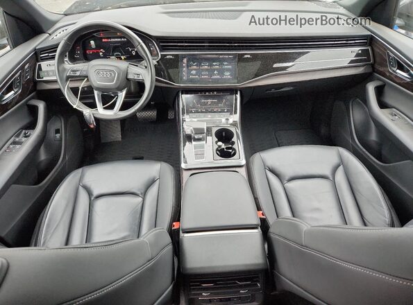 WA1AVAF15MD014500 2021 AUDI Q8 Black Вид панелі приладів