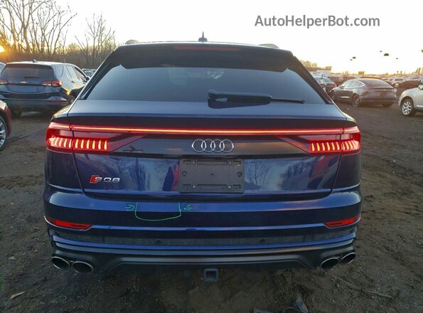 WA1AWAF15LD026951 2020 AUDI SQ8 Blue Widok z tyłu