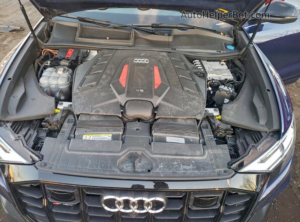 WA1AWAF15LD026951 2020 AUDI SQ8 Blue Widok wnętrza z tyłu
