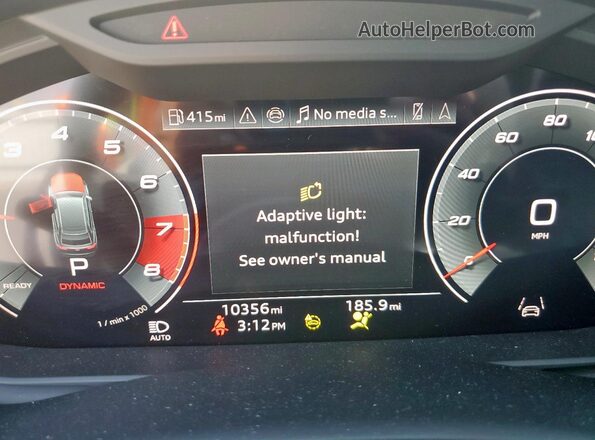 WA1AWBF13PD047647 2023 AUDI SQ8 Black Widok zestawu wskaźników