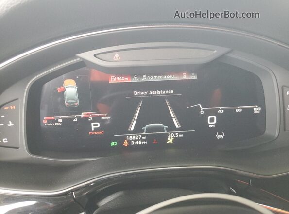WA1AWBF78PD023171 2023 AUDI SQ7 Gray Սարքավորումների վահանակի տեսք