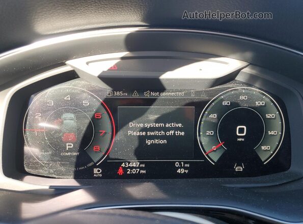 WA1AXBF71PD011991 2023 AUDI Q7 Black Widok zestawu wskaźników